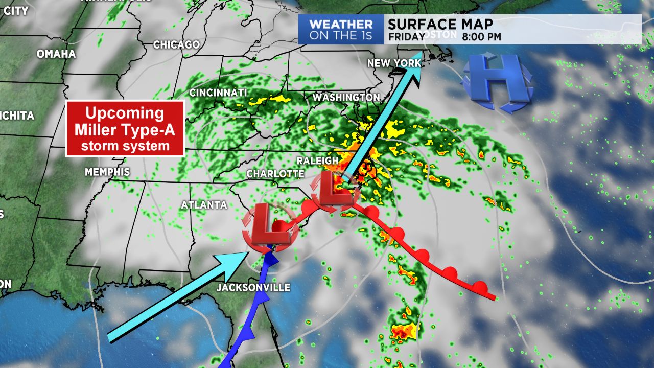 Classic “Miller Type-A” System Moves in Friday